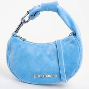 JUICY COUTURE
Blue Velour Regatta Hobo Bag UU